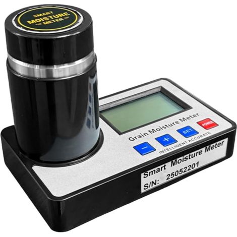 Mesure d'humidité de grains numérique – Testeur portable pour café, cacao, céréales (19+ types) avec plage 8-30 % (1/5)