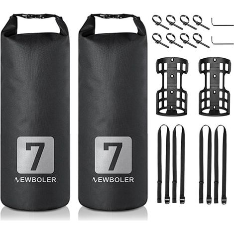Sacoche de fourche de vélo 3L/7L étanche à fermeture enroulable