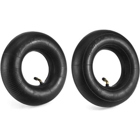2 pièces 4.10/3.50-4 Chambre à air Pneu, chambres à air de rechange, valve pliée, pour tondeuses à gazon, camions à main--TRIMEC (1/5)