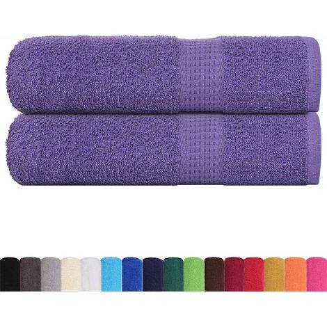 Essuie-mains FROGN 2 pcs violet 50x100 cm 360 g/m² (1/5)