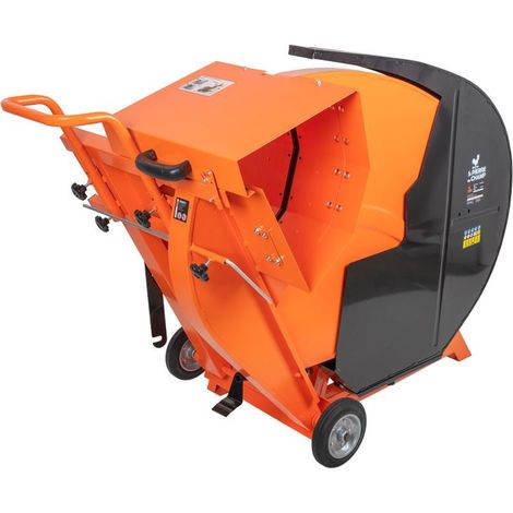 St Pierre Du Champ – Scie à bûches thermique 389cc – Lame Ø700mm – Capacité de coupe 230mm – Pour bois dur et teck – Coupe rapide sans effort