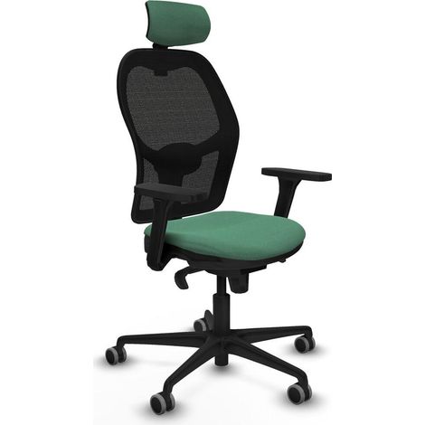 piqueras-y-crespo Sedia da ufficio ergonomica verde smeraldo