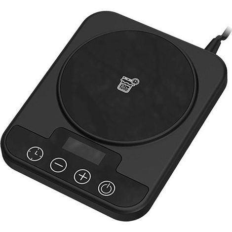 Réveil numérique à double alarme – Volume et luminosité réglables – Écran LED multicolore avec veilleuse – Fonction snooze et sauvegarde de la mémoire – Noir (1/5)
