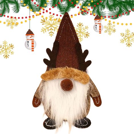 Pochettes à couverts de Noël, étuis de rangement pour couverts, gnomes en feutrine, fêtes de fin d'année, mariages, anniversaires (1/5)