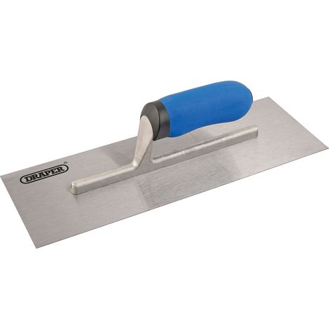 Draper Soft Grip Plastering Trowel (350mm / 12-inch) with Lacquered Finish and Ergonomic Handle (Model 81243)