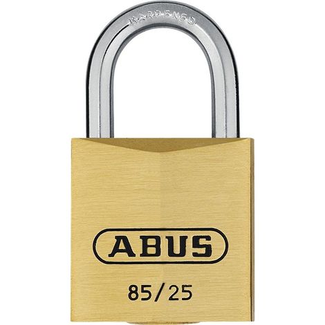 ABUS Vorhangschloss Messing 85/25 vs. Lock-Tag