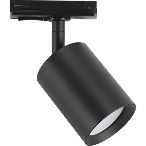 Projecteur sur rail 1 phase noir orientable GU10 35W BALATON Struhm (1/2)
