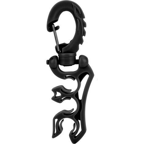 Attache de fixation pour tuyau de stabilisateur de plongée sous-marine - Noir (1/5)