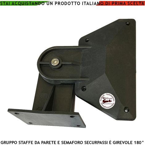 Copertura Terminale e Staffa da Parete Girevole a 180° Completa di Guarnizione e Viti Ricambio Originale per Semaforo Securvera Modello Securpassi Coperchio in Plastica con 4 Fori per Viti Parker (1/2)