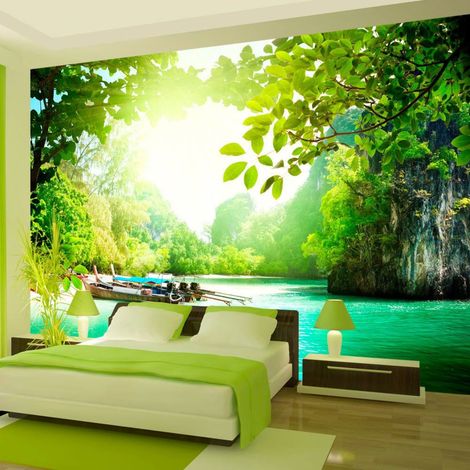 Papier peint paradis - 250 x 175 cm (1/4)