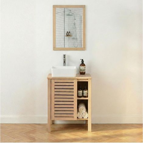 PALM 60 cm Badezimmerschrank aus Holz (1/5)