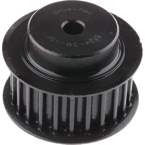 Poulie pour courroie crantée en Acier 24 dents , pas de 5mm, alésage 6mm ( Prix pour 1 )