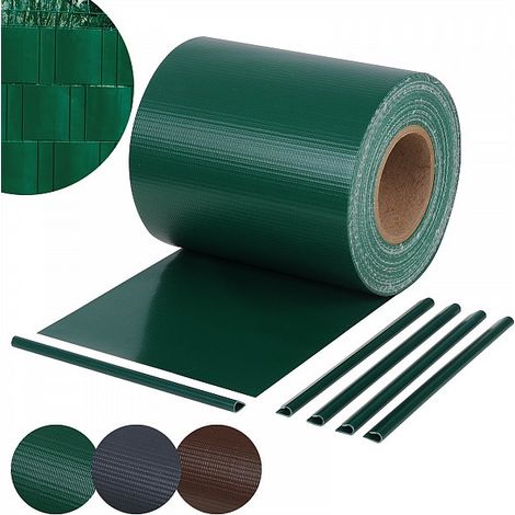 WOLTU Rotolo per Ringhiera Frangivento Oscurante PVC Recinzione Giardino Esterni Verde