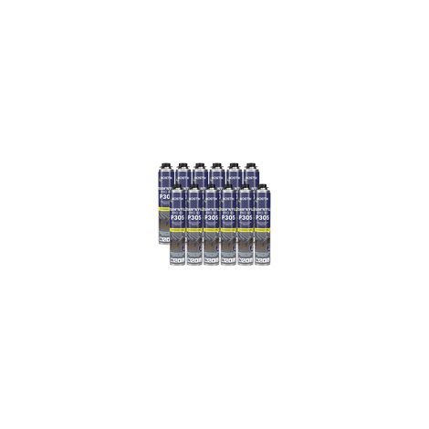 Satz von 12 PU-Schaumdosen 750 ml P305 Bostik