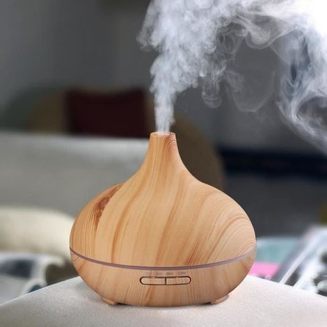 300ml Aromatherapy Essential Oil Diffuser - Portable Ultrasonic Humidifier, Cool Mist Aroma Diffuser - Fragrance Diffuser -... (1/4)