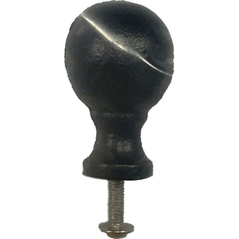 Pomello sferico 25mm H° Nero EDM (1/2)