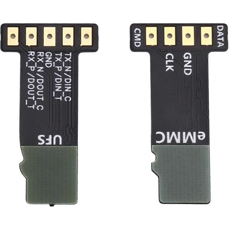 1 F64 Lite Box 2-in-1 flexibles Kabelmodul EMMC und UFS mit GND- und CLK-Pins für die Reparatur von GSM-Mobiltelefonen (1/5)