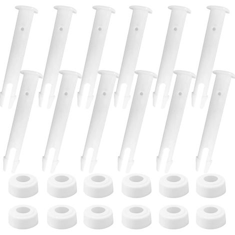 12 perni per piscina, perni di ricambio, guarnizioni per piscina in plastica, perni in plastica, guarnizioni per piscina, perno del telaio della piscina, perni di tenuta della piscina (1