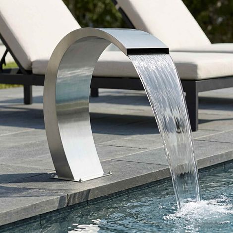 Teenpull – Poolbrunnen Silber 60 x 30 x 70 cm Edelstahl (1/5)