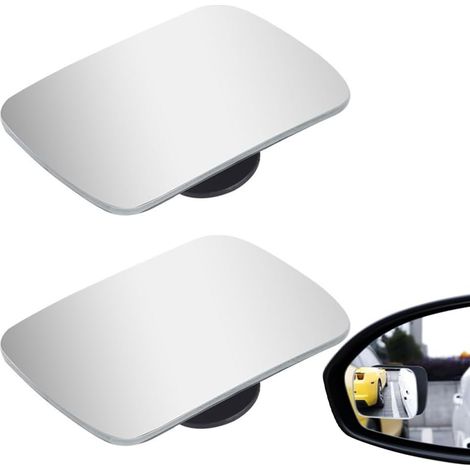Ricambi - Specchietto per angolo cieco per auto, specchietto universale per angolo cieco, specchietto retrovisore HD regolabile, specchietto convesso aggiuntivo per tutti i tipi di veicoli
