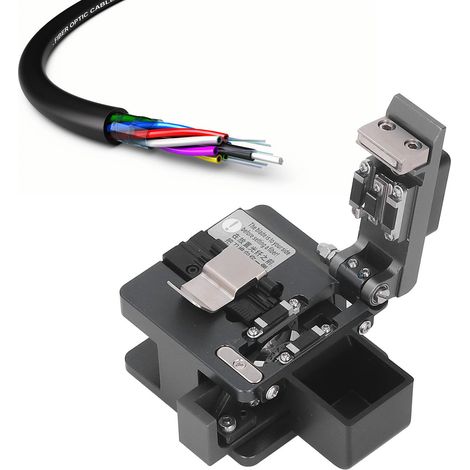Cliveuse de fibres optiques de haute précision avec pince à fibres optiques 3 en 1 et mécanisme de retour automatique de la lame (1/5)