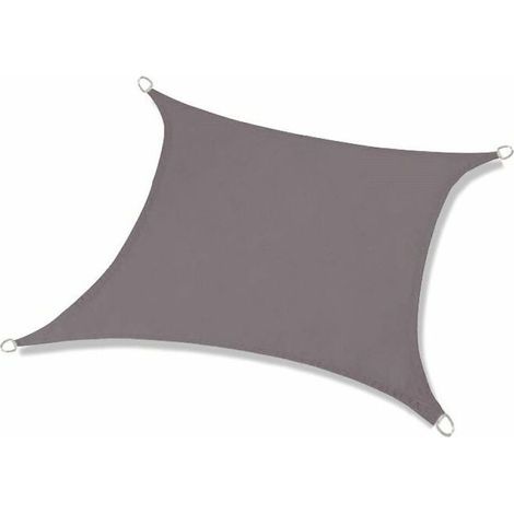 2x3m Sonnensegel, Hitzeschutz, Sonnenschutz, UV-Schutz, Terrassensonnenschutz, Graphitgrau (1/5)