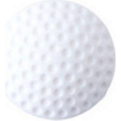 Tapis de protection d'angle de table en caoutchouc imitation balle de golf, rond, auto-adhésif, pour poignées de porte, blanc. (1/3)
