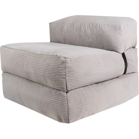 Chauffeuse 1 place - 70 x 190 cm Gris clair Bananair