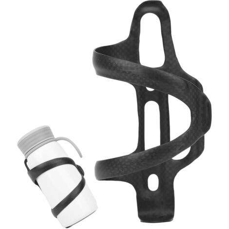 Porte-bidon Velo Carbone, Porte-Bouteilles Ultra-Leger en Fibre de Carbone avec Fixation Laterale Stable, Support Universel pour VTT et Velos de Route, Cage a Eau pour Cyclistes (1/5)