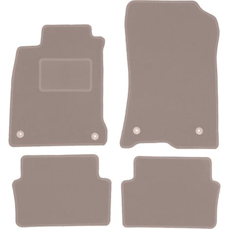 Beige Veloursmatten für: Renault Laguna III Liftback, Kombi (2007-2015) (1/5)