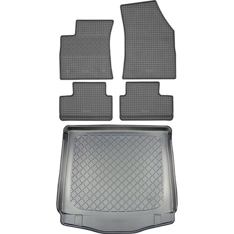 Renault Megane Grandtour IV E-Tech Kombi (5 porte) da 08.2020 SET - tappetini in gomma per auto + tappetino per bagagliaio (1/5)
