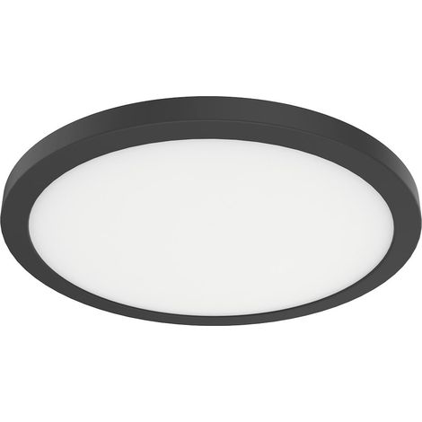 Plafoniera tonda Ø30 nera LED 24W CCT EVORA Milagro (1/5)