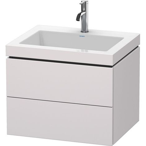 Meuble sous-vasque L-CUBE WT Vero Air 500x600x480mm 1 trou de robinetterie w. flie
