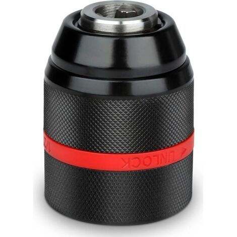 Bohrfutter, Schnellspannfutter, 2–13 mm Schnellspannfutter 1/2–20UNF, selbstsicherndes Akku-Bohrfutter mit Schnellwechselsystem