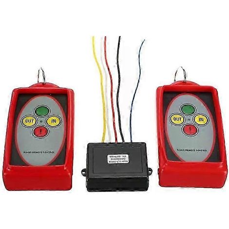 12V-24V 433MHz Digitales Funk-Seilwinden-Fernbedienungs-Bergungsset passend für Jeep SUV Geländewagen-JXLGV (1/5)