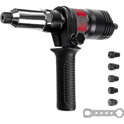 Adaptateur pour rivets électriques 2,4-6,4 mm, riveteuse automatique sans fil avec clé et poignée - Yvan (1/5)