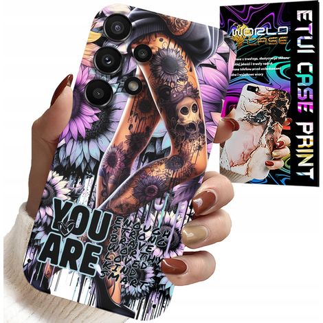 Custodia per Samsung Galaxy A32 4G - motivi femminili TU SEI una donna con un tatuaggio (1/5)