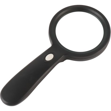 Loupe portable 10x avec 12 LED pour la lecture, les réparations et les inspections, idéale pour les seniors. (1/5)