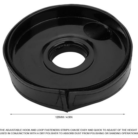 Carter de protection meulage anti-poussière aluminium 5 pouces accessoire pour meuleuse angulaire (1/5)