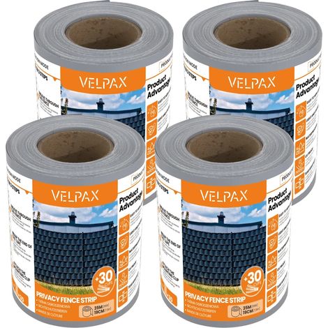 Écran de clôture, 35 mètres de long, poids de 450g/m², s'adapte aux clôtures en maille de 20 cm, résistant aux températures de -30 °C à 70 °C, fabriqué en PVC haute résistance (1/5)