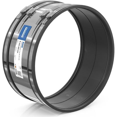 Adaptateur de tuyau CR type 2B CSC 385 (355-385 mm), jusqu'à 2,5 bar, EPDM / V2A