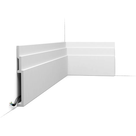SX181 Plinthe Orac Decor - 20 x 2,2x200cm (h x p x L) - plinthe décorative polymère Pack 2 pièces (1/5)