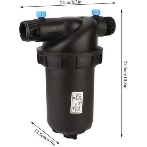 NALOOKAMIC Filtre d'irrigation, Filtre d'irrigation filtre à disque à filetage mâle 120 mailles pour l'irrigation filtre agricole pompe de jardinage Macaron (1/3)