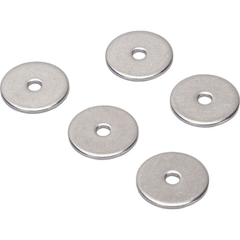 500 Stück Unterlegscheiben für M2-Schrauben (2,5 x 13 x 1 mm), Edelstahl, Mehrzweck-Rundscheiben-Set (1/5)