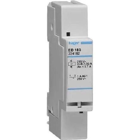 Hager ED183 relé de sobrecarga compacto y fiable