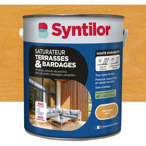 Saturateur Terrasses Et Bardages Syntilor Biosourcé 5L Naturel Mat (1/3)
