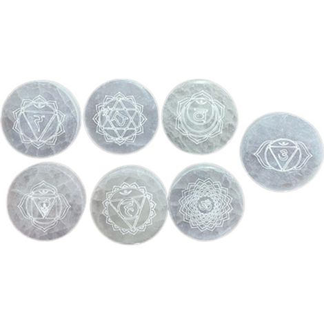 Chakra Ensemble de 7 plaques de chargement- Vendu par 1 (1/4)