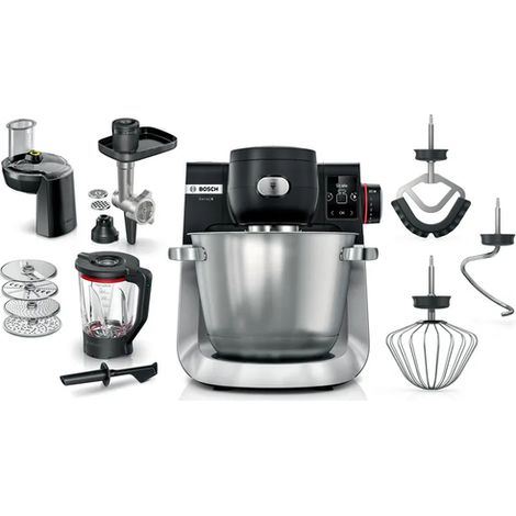 Bosch Robot da Cucina Serie 6 MUMS6ZS34 Capacità 5.5 L Potenza 1600 W Colore Nero. Acciaio inox