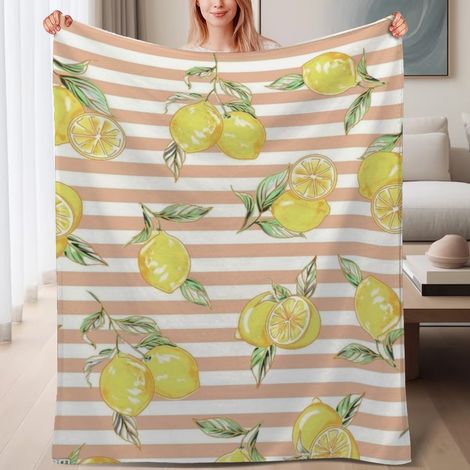 Couverture de lit en polaire, jeté doux et chaud pour le printemps, légère et luxueuse en microfibre de polyester, décoration pour chambre et salon, cadeau pour hommes et femmes,6080 pouces (1/4)