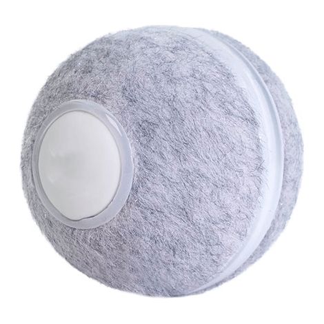 Jouet interactif pour chat (gris), balle rebondissante intelligente à roulement automatique pour chaton d'intérieur, avec 3 modes, lumière LED convertible, rechargeable par USB, jouet pour chat adulte (1/4)